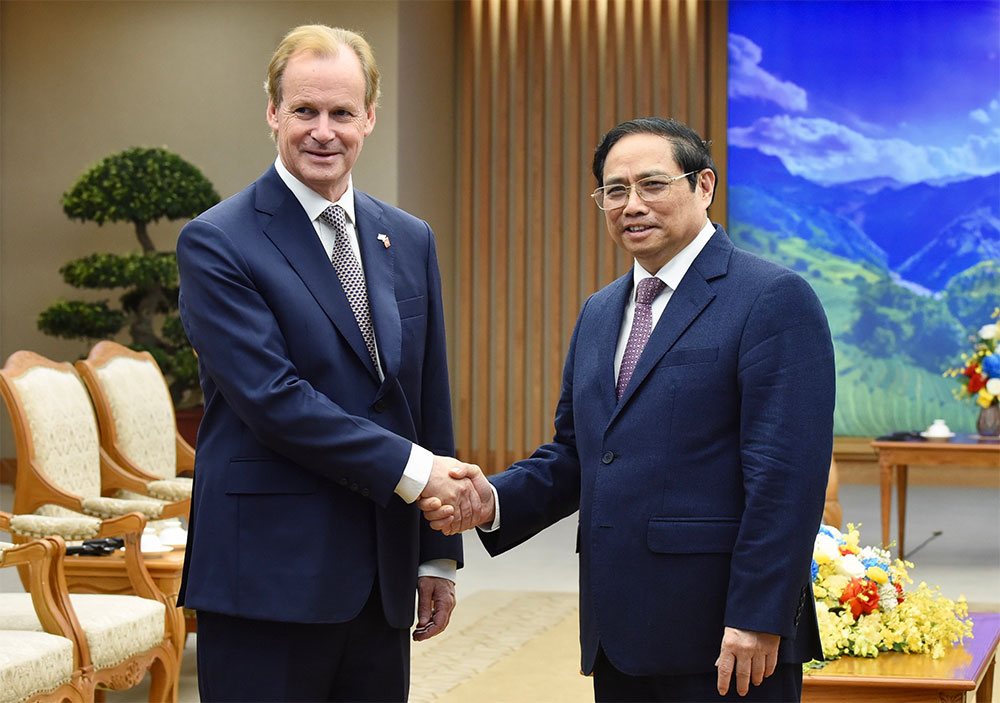 Thủ tướng Chính phủ Phạm Minh Chính tiếp Đoàn lãnh đạo 3 tỉnh miền Trung Argentina